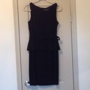 Taylor peplum cocktail LBD